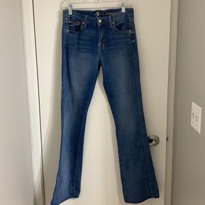 Nwot 7 for all mankind A-pocket with small flare
